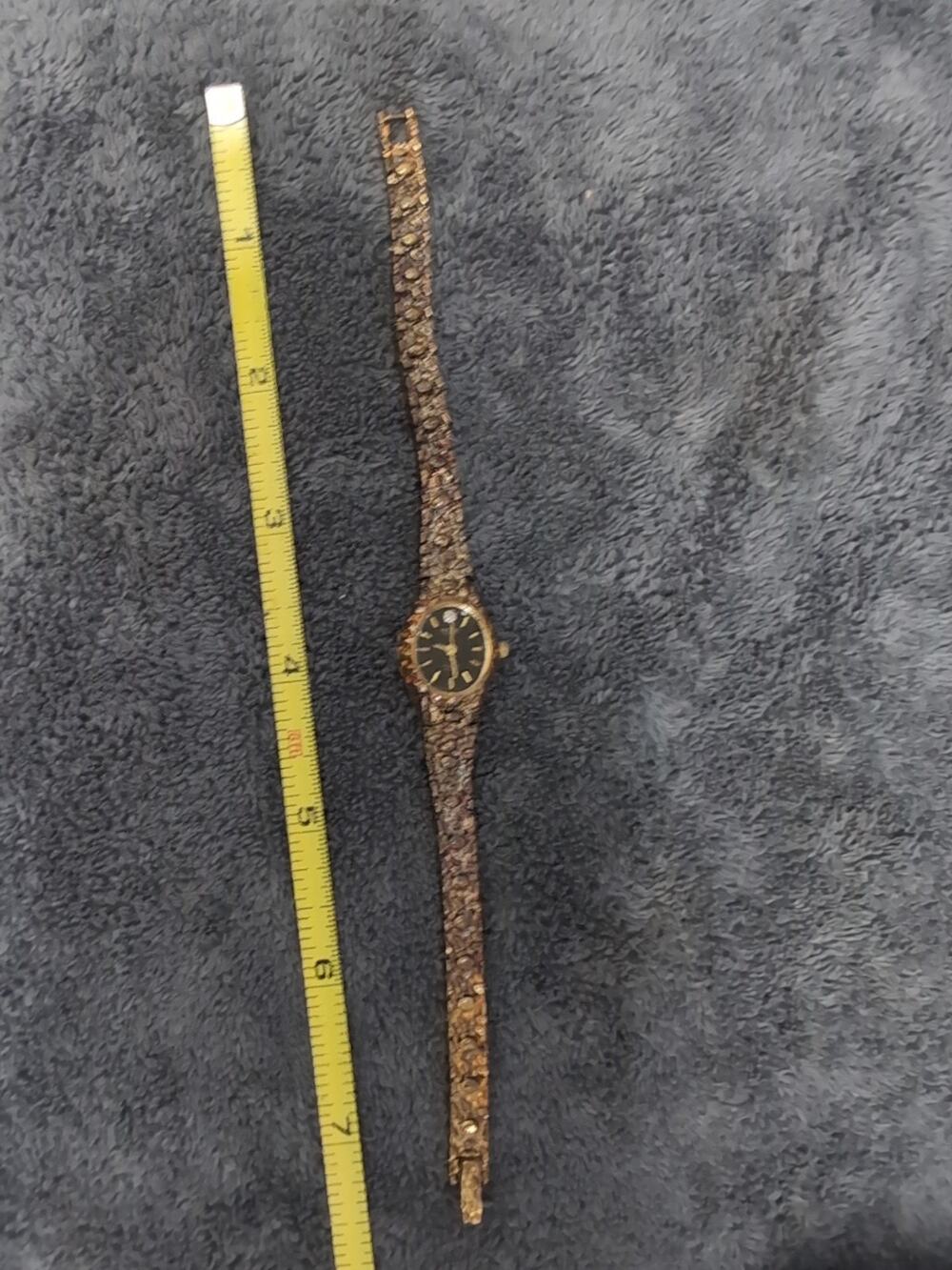 Vintage Gruen Diamond Precision Ladies Quartz Watch